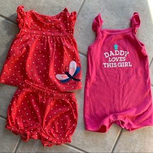 Carter’s Romper & Short Set